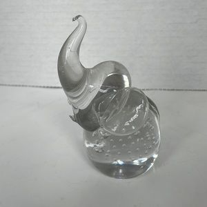 Elephant art glass vintage